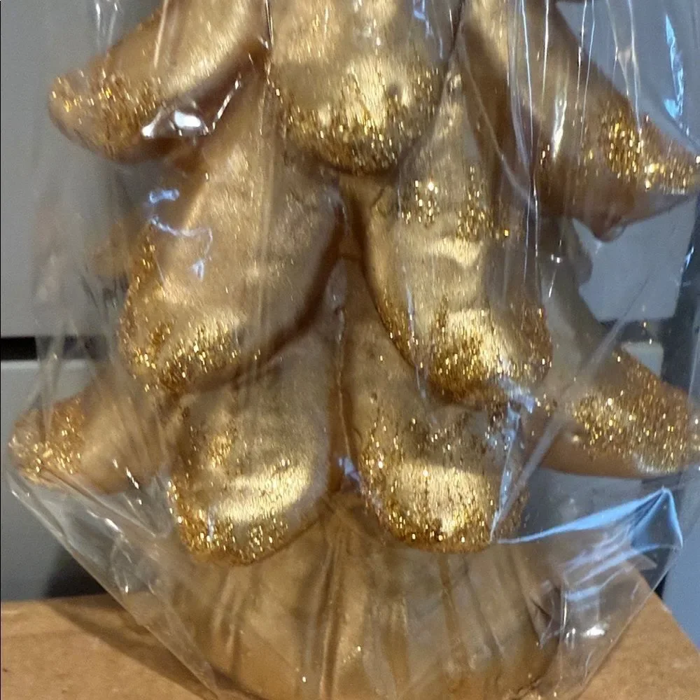 Gold Holiday Tree Decoration